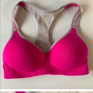 Victoria secret PINK hot pink push up sports bra